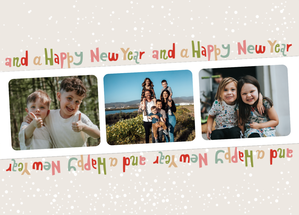 Carte And a happy new year Carte de voeux 2023 