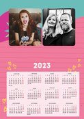 Calendrier 2023 girly (personnalisation 2)